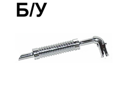 ! Б/У - Vehicle, Exhaust Pipe with Technic Pin, Chrome Silver (71137b) - Б/У