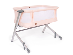Приставная кроватка Nuovita Accanto Dalia Rosa, Argenteo/Розовый, серебристый
