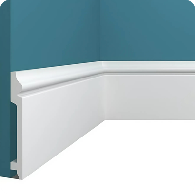 Плинтус напольный из дюрополимера Перфект P14