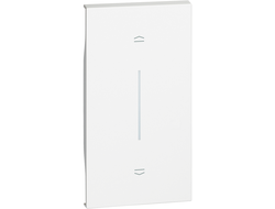 Bticino KW05M2 Клавиша для выключателя жалюзи белая, 2 модуля