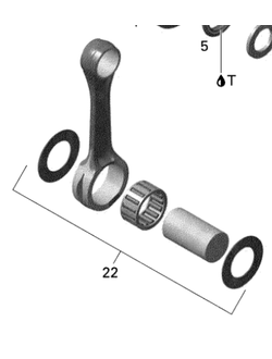 Шатунная сборка оригинальная BRP 420892568 для BRP LYNX/Ski-Doo