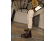 Челси Dr Martens 2976 Yellow Stitch Smooth Leather Chelsea Boots Dark Red
