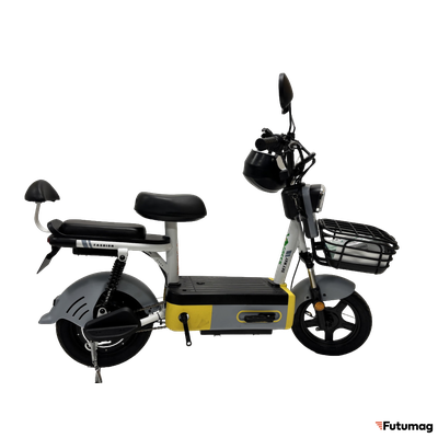 Электромопед GreenCamel Тайфун Sky Way (500W 48V12Ah) быстросъем серый