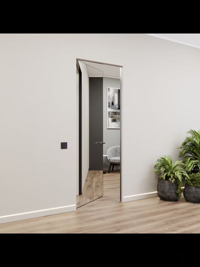 Комплект скрытой двери Pro Design Reverse Glass Зеркало 2500 мм