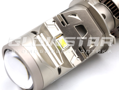 Билед модули Aozoom Mini-Led H4 New 2025 мини линзы, 6000K, 12V, 50/80W