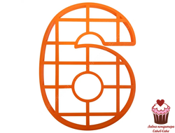 Вырубка для торта Цифра 6 или 9