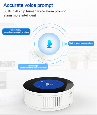 Датчик утечки газа GauTone PA210W с Wi-Fi