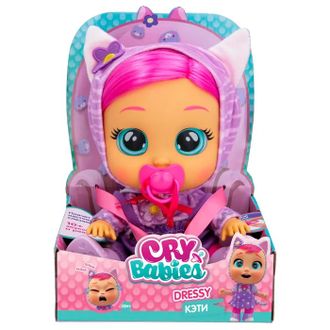 CRY BABIES Кукла Dressy Кэти интерактивная, 40889