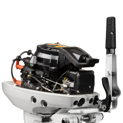 Лодочный мотор GLADIATOR G9.9FHS белый под колпаком