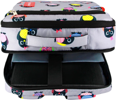 Рюкзак сумка для ноутбука 15.6 - 17.3 дюймов Optimum, пингвины