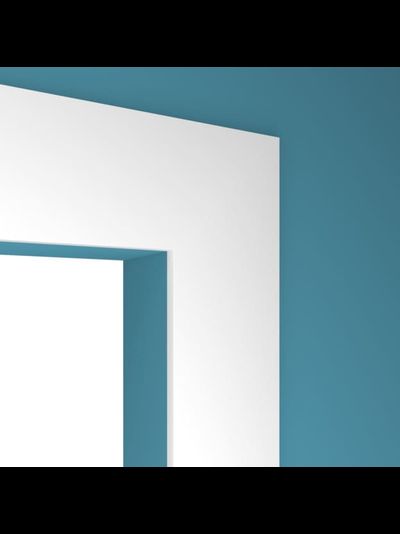 Плинтус напольный Перфект Plus P84, из дюрополимера, влагостойкий, под покраску, 2 метра