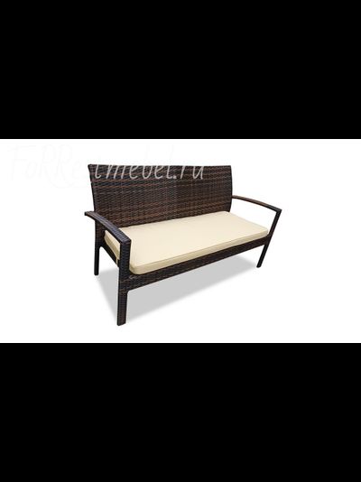 диван плетёный из искусственного ротанга VERONA