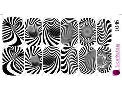 Слайдер-дизайн 1046 - Объёмные ч/б оптические иллюзии