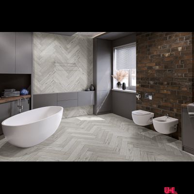Кварцвиниловая плитка Damy Floor London LVT Йорк 191023EL-04-LVT 43 класс толщина 2.5 мм с фаской клеевая 3.2 м2