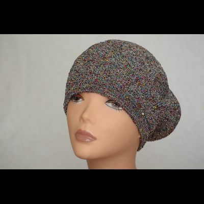 Радужный берет женский вязаный Vizio Италия 6607