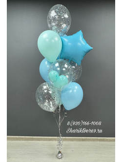 Связка из шаров  "Холодное сердце"