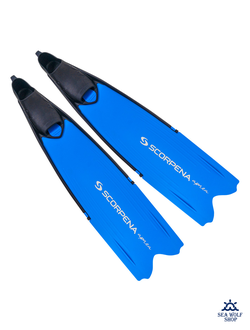 Ласты длинные 43/44 разборные Scorpena F1 Apnea синие