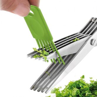 Ножницы для резки зелени со съемной щеткой ОПТОМ