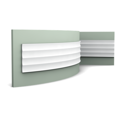 Декоративная стеновая 3D панель из полиуретана Orac Decor W114 VALLEY XL