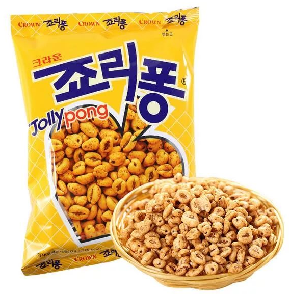 Сладкие воздушные зерна пшеницы Jolly Pong (Ю. Корея)
