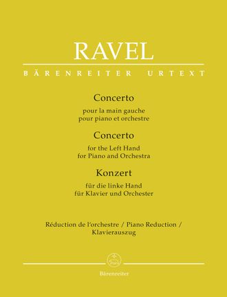 Ravel, Maurice Concerto for the Left Hand for Piano and Orchestra