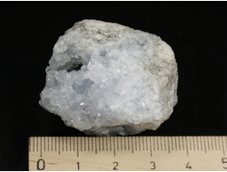 Целестин, друза кристаллов, Мадагаскар (34*32*28 мм, 58 г) №29936