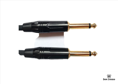 Фото разъемов Jack 6.3 mm на инструментальном кабеле