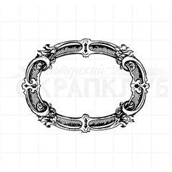 Штамп винтажная рамка