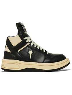Кроссовки Rick Owens x Converse DRKSHDW TURBOWPN Mid Black Cloud Cream
