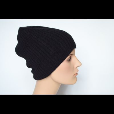 Женская шапка из кашемира Италия Vizio 1103 CL черная