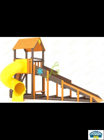 Всесезонная площадка IgraGrad С Tower с трубой SF