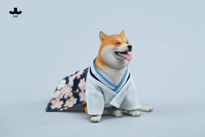 Сиба-ину в кимоно - Коллекционная ФИГУРКА 1/6 scale Shiba Inu (JXK207A) - JXK