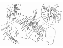 Гидравлическая система ДВ 1792, 1784, 1786, 1788 1784.33.19.00.00-04, 1784.33.19.00.00-07