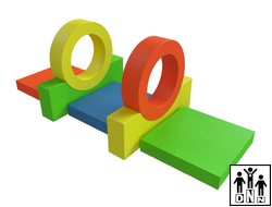 Мягкий спортивный модуль «2 колеса»