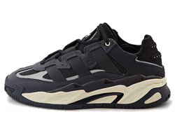 Adidas Niteball Black Grey Beige с мехом