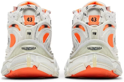 Balenciaga Runner Sneaker Eggshell Neon Orange