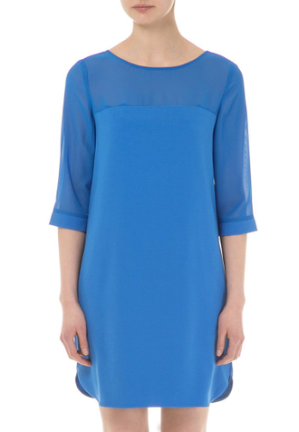 Платье синее