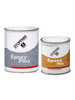 Грунт STOPPANI «EPOXY PLUS, Sol.A+B» двухкомпонентный для любых материалов ВЫШЕ и НИЖЕ ВАТЕРЛИНИИ БЕЛЫЙ 0.75