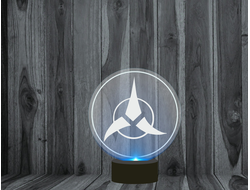 Светильник, ночник 3D Star Trek, Стартрек  №4
