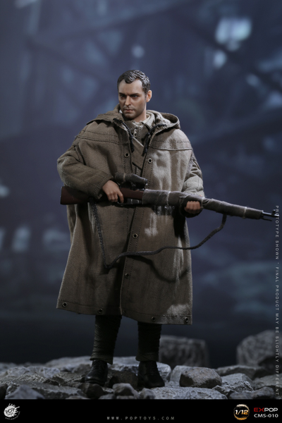 Снайпер Василий Зайцев (Джуд Лоу, "Враг у ворот") - КОЛЛЕКЦИОННАЯ ФИГУРКА 1/12 Soviet Sniper Vassili (CMS010) - POPTOYS