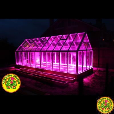 Базовая комплектация теплицы из стекла и алюминия ЧЕСТЕРФИЛД размером 8000 х 3000 мм