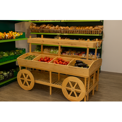 (НАТ-19) Островное оборудование "NATURE" Стеллаж тележка