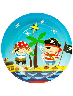 Тарелки "Пираты", 18 см, 6 шт