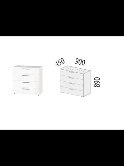 Комод Николь 901.18