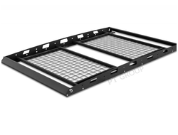 Багажник-корзина двухсекционная универсальная с основанием-решетка (ППК) 1630х1110мм под поперечины на крышу автомобиля