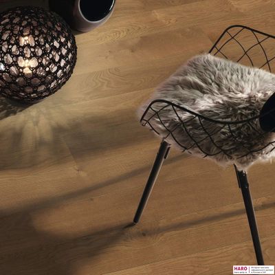 Паркетная доска Haro Дуб Дымчатый Маркант 535465 1-пол масло-лак