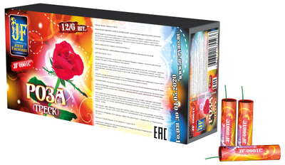 Наземный фейерверк РОЗА ТРЕСК (6 шт.)