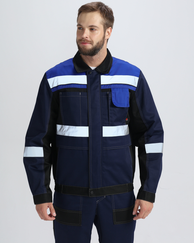 Серия костюмов "Виват" синий с брюками