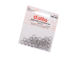 Кольцо соединительное  5 мм "Zlatka" 50 шт. цвет серебро