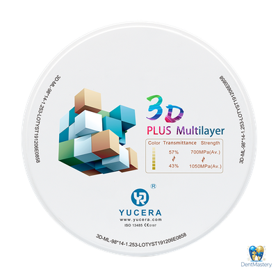 YUCERA 3D Plus Zirconia - Идеальная симуляция натуральных зубов